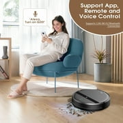 ROBOEVO G20 Robot Vacuum Cleaner and Mop Combo, 3000Pa Powerful Suction, Smart WiFi/App Robotic Vacuum with Alexa & Google Assistant, Pet Hair Cleaning for Hard Floors & Carpets