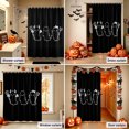 thumbnail image 5 of Shower Curtains for Bathroom-72"x72",Halloween Funny Ghost with Forks Waterproof Bath Curtain Grommet Shower Curtain Set with Hooks, 5 of 9