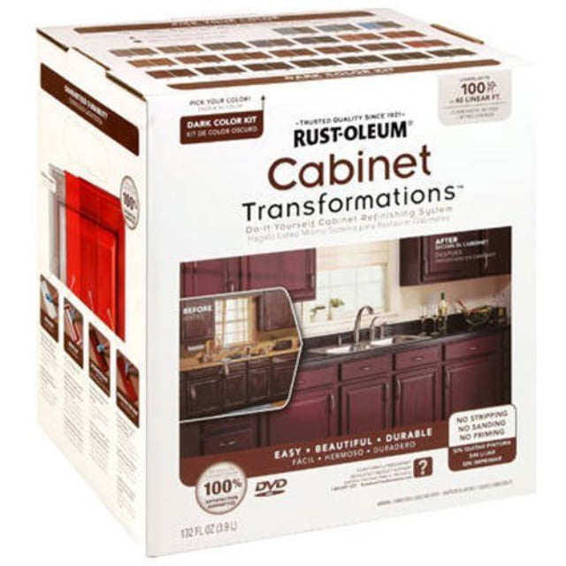 Rust Oleum Cabinet Transformations Cabinet Coating Kit Walmart