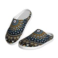 thumbnail image 2 of Lsque Dot Mandala Pattern Womens Comfort Cotton on Scuff With Memory Foam and Anti-skid Sole Slipper-37/38, 2 of 7