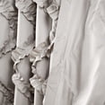 thumbnail image 5 of Lush Decor Ruffle Diamond Curtains Textured Window Panel Set for Living, Dining Room, Bedroom (Pair), 95" x 54", Gray, 5 of 5