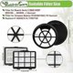 thumbnail image 2 of filter for bosch bbz152ef series 2 filters bgc05 bgs05 bgc05a220a bgc05a320 bgc05a322 bgc05aaa1 bgc05aaa2 bgs05x240 parts, 2 of 5