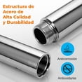 thumbnail image 4 of Tubo para Pole Dance Profesional SereneLife, Giratorio 360°, Altura Ajustable, Portátil y Desmontable, Bastón de Baile, Spinning Dancing Pole, Plateado, 4 of 8