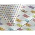 thumbnail image 4 of Ambesonne Cat Quilted Bedspread Set 3 Pcs, Colorful Faces, Queen Size, Multicolor, 4 of 5