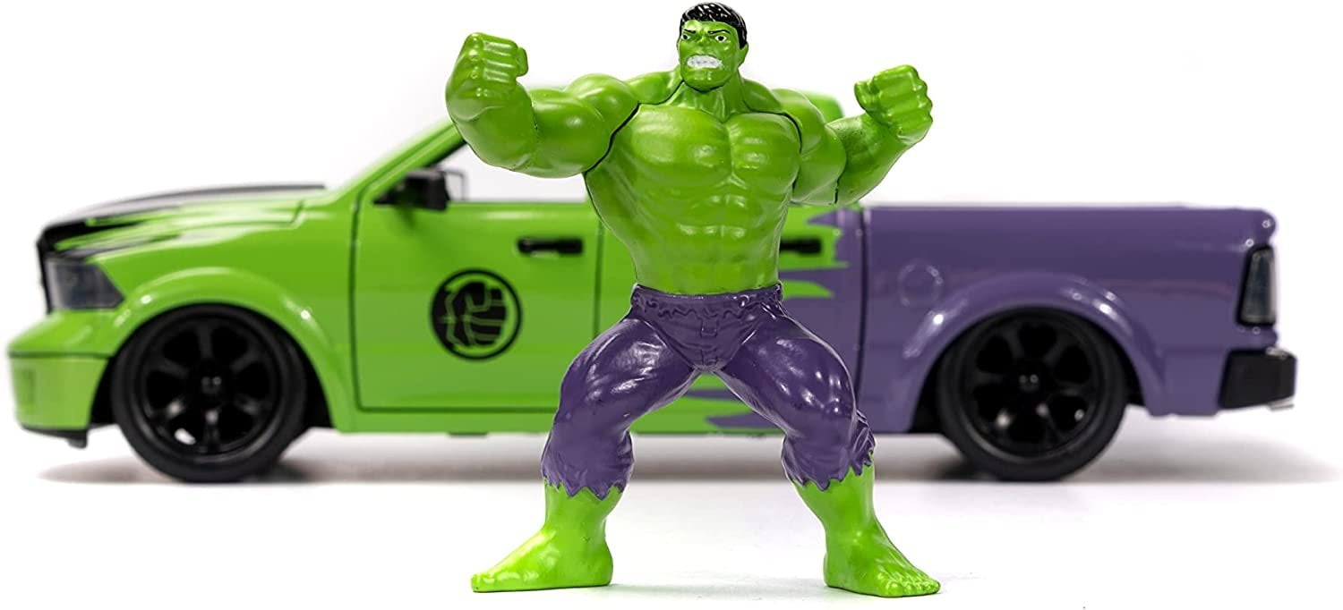 Jada Marvel Avengers 2014 RAM 1500 Pickup Truck with Hulk