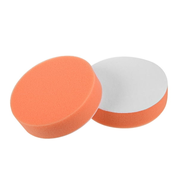 Uxcell 4" Buffing Sponge Pads, Drill Polishing Buffer Pad Disc, Hook