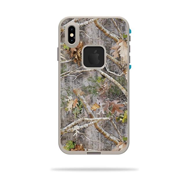 Skin Adhésif Vinyl Pour Coque Lifeproof Fre IPhone 7 - Motif Coquillage Abalone Vert Bleu Doré