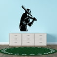 thumbnail image 3 of Sports Wall Decals for Boys Bedroom - Softball Hitter Swinging Bat Player DIY & Creativity Boy Girl Bedroom Wall Sticker - Size: 14 In x 20 In, 3 of 4