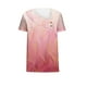thumbnail image 4 of Camisetas de Manga Corta para las Mujeres Impresas Primavera Verano Botón de la Camiseta Casual, Camisetas de Mujer Casual, 4 of 4