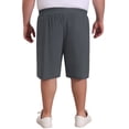 thumbnail image 3 of INSPIRE CHIC Men's Big & Tall Zipper Pockets Above Knee Drawstring Waist Sport Short Pants 4XL Gray, 3 of 5