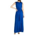 thumbnail image 2 of 24/7 Comfort Apparel Women's V Neck Sleeveless Maxi Dress with Belt, 2 of 4