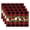 D, variant on DAMAI Christmas Placemats Table Placemats Set of 4, Red and Black Buffalo Plaid Christmas Placemats, 12x18 Inch Seasonal Winter Xmas Holiday Table Mats for Party Kitchen Dining Decoration