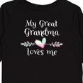 thumbnail image 4 of Inktastic My Great Grandma Loves Me Heart Great Grandchild Boys or Girls Long Sleeve Toddler T-Shirt, 4 of 5