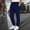 Navy, variant on Bcfgryg Casual Men's Pants Comfortable Lightweight Spring Autumn Sweatpants For Everyday Wear Without Drawstring Men’s Casual Pants Blue L