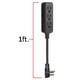 thumbnail image 3 of Cable de extensión Power Strip GE de 3 salidas, 6 pies, 2 unidades, negro, 3 of 9