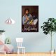 thumbnail image 4 of Bob Ross: La Alegría de Pintar Cuadro decorativo colgante - Arte de pared - Póster enmarcado - Decoración de pared - Regalos para familia, amigos y aficionados 20*30 cm, 4 of 6