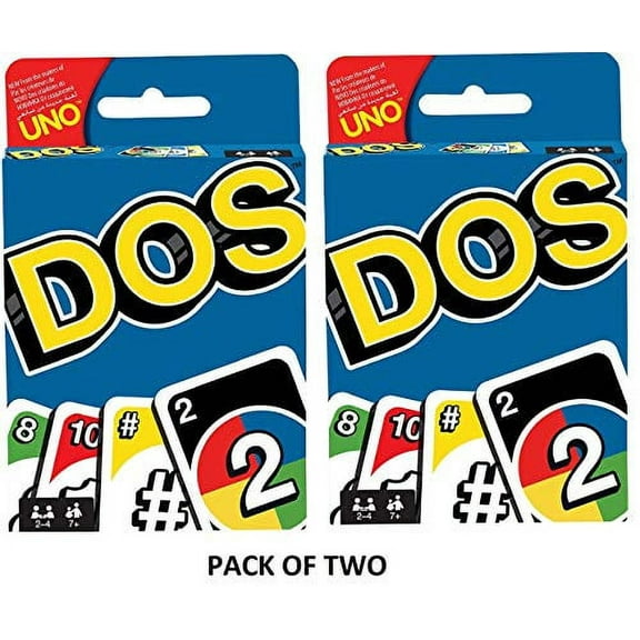 Mattel Dos Card Game Pack of Two