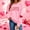 Pink, variant on Itsame Long Sleeve T-Shirts Women's Valentine's Sweatshirt Loose Crew Neck Tops Hot Pink Size XS