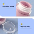thumbnail image 4 of LCXmlly Smooth Surface Portable Lotion Bottle (60ml) Squeeze Type Lightweight Leakproof Travel Shampoo Container, 4 of 5