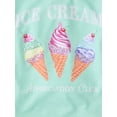 thumbnail image 2 of The Children's Place Girls Short Sleeve Ice Cream Club PJs, 2-Piece, Sizes XS-XXL, 2 of 3