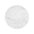 thumbnail image 3 of Modway Lippa 20" Round Artificial Marble Side Table in Black White, 3 of 7