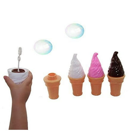 Dazzling Toys Yummy Ice Cream Bubbles Contains Bubble Solution 4 (Best Type Of Ice Cream)