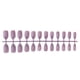 thumbnail image 1 of Qarigey 24 piezas de uñas postizas DIY accesorio de moda para mujer Taro morado, 1 of 5