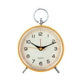thumbnail image 3 of Reloj despertador silencioso Strade Fareast Limited de metal con luz nocturna naranja, 3 of 8