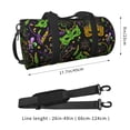 thumbnail image 2 of Rocae Carnival Mardi Gras3 Print Round Travel Duffel Bag and Fitness Bag, Women's Waterproof Weekend Tote, Men's Travel and Fitness Essentials, 2 of 8