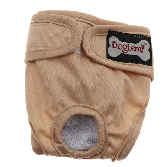 Pantalones para perros jinwen Pañal Sanitario Fisiológico Beige XL
