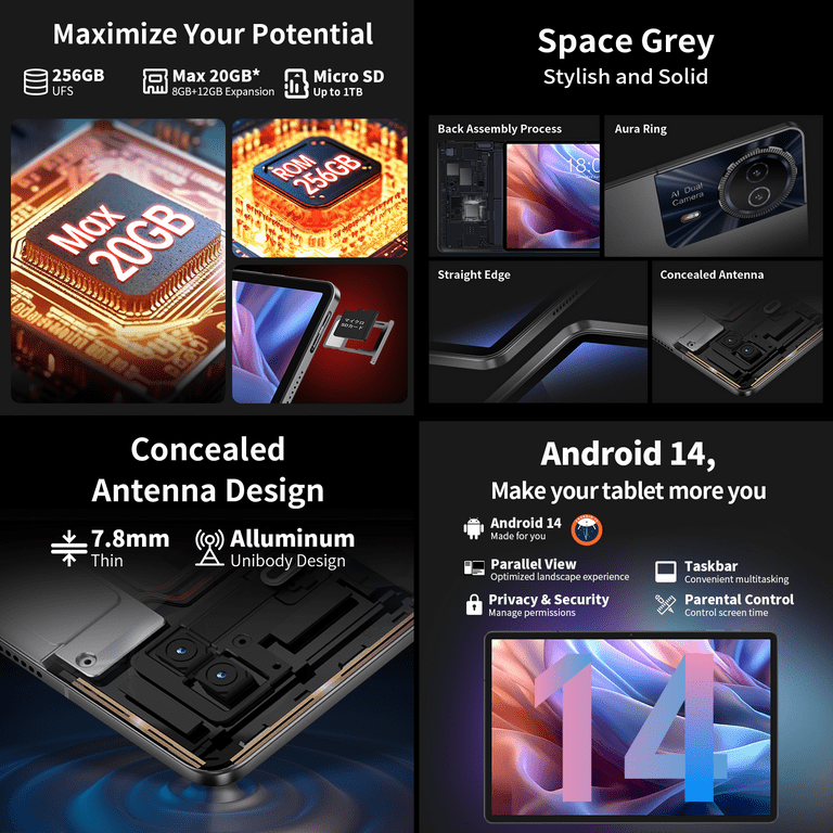 Free Shipping! Teclast 13 Inch Android Tablet with 20GB RAM 256GB