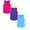 Purple 1PCS & Sky Blue 1PCS & Hot Pink 1PCS, variant on XINXIAOO Kids 3 Packs Girls Racerback Sleeveless Tank Top, Soft Comfort Athletic Top for Toddler & Youth, Size 9-10 Years