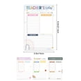 thumbnail image 6 of OIUR Bohemian Rainbow Teacher Notepad Gratitude Gift with To-Do Lists Contact Log & Notes Section Inspirational Planner for Educators, 6 of 7