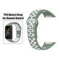 thumbnail image 3 of Btafrte Correa Reloj para Pulsera Band 6 TPU Suave (verde Blanco), 3 of 9