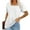 White, variant on Swuxness Women Short Sleeve Casual T Shirts, Spring and Summer Tops, Ladies Crew Neck Fashion Comfy Loose Pullover Blouses White, L