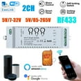 thumbnail image 1 of 2CH WiFi Smart Switch DIY Timer+Remote 85-265V WiFi+RF433+BT Home Automation Module for Home IFTT, 1 of 7