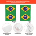 thumbnail image 4 of Bandera de Brasil para jardín, 30 x 45 cm, doble cara, para exteriores, decoración de interiores y estilo rústico., 4 of 7
