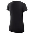 thumbnail image 3 of Women's G-III 4Her by Carl Banks  Black Phoenix Suns Super-Slim Fit Lightweight Leopard Heart V-Neck T-Shirt, 3 of 3