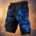 thumbnail image 2 of CONZONE Mens Cargo Shorts Viking Mythology Graphic Y2K Straight Leg Cargo Shorts for Men Lightweight Relaxed Fit Streetwear Outdoor Shorts With Pockets, 2 of 3