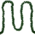 thumbnail image 3 of Northlight 18' x 3" Pre-Lit Pine Artificial Christmas Garland, Pure White LED Faceted Lights, 3 of 5