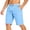 A458 Sky Blue, variant on Men's Swim Trunks Quick Dry Board Shorts Lightweight Elastic Waist with Striped Band Drawstring Mesh Lining and Side Pockets for Beach Vacation Surfing Swimming Water Sports