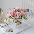 thumbnail image 2 of 4 Bunches Artificial Flowers For Decoration Faux Rose Fake, 2 of 5