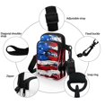thumbnail image 5 of HELLHERO Vibrant Butterfly Tropical Theme Crossbody Sling Bag, Lightweight, Outdoor Holiday Travel, 5 of 7