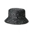 thumbnail image 2 of Maison Michel Woman Logo Print Bucket Hat Black Sizes standard XXS-XXL, 2 of 4
