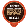 EKOCUPS Decaf Organic Coffee, Medium roast, 40 Count For Keurig K Cup Brewers