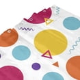 thumbnail image 5 of Polyester Fiber Shower Curtain, Multicolored Dot Print Shower Curtain, Metal Buckled Eye Waterproof Shower Curtain, Can Be Washed-72x72in, 5 of 8