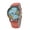 Red, variant on World Map Watch, Vintage Leather Strap Quartz Watch with Airplane Second Hand, Unisex Travel Watches for Women, Fashion Map Dial Wrist Watch with Leather Band, Novelty Watch Gift
