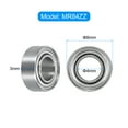 thumbnail image 2 of 10 Pack MR84ZZ Miniature Deep Groove Ball Bearings 4x8x3mm Double Shielded Bearings, P5 (ABEC 5), 2 of 6
