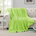 Astarin Green Fleece Queen Size Blanket for Couch&Bed Lightweight