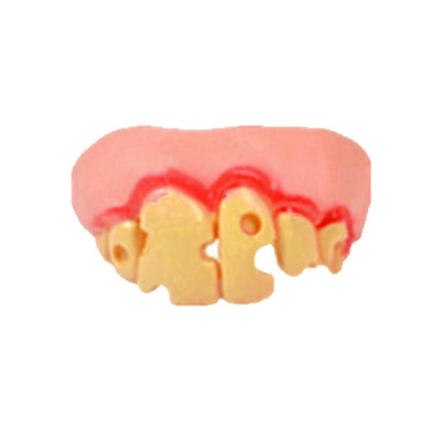 Divertida Dentadura Postiza de Broma - Varios Estilos, Fácil de Llevar, para Bromas en Fiestas/Alivio del Estrés